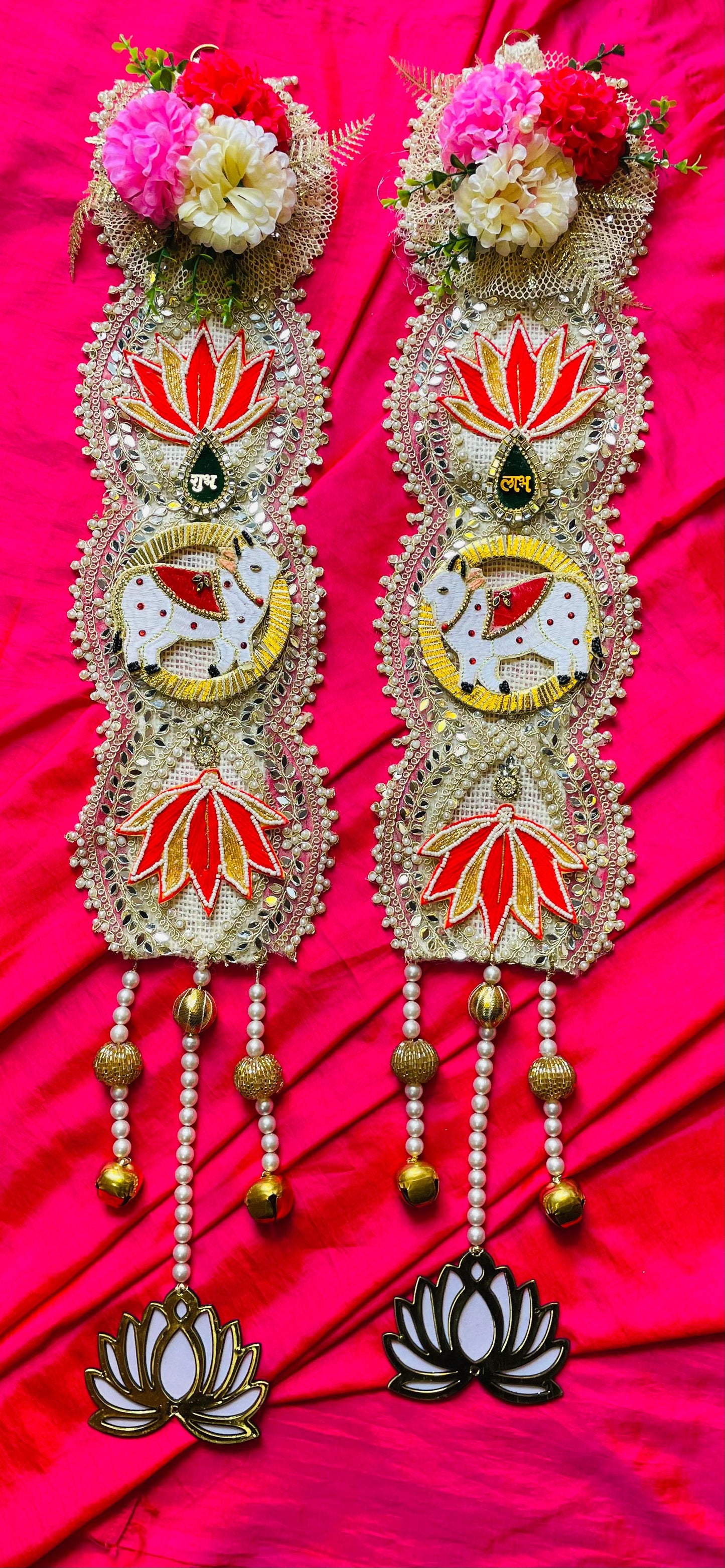 Cow shubh labh hanging